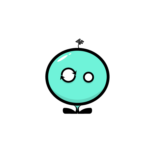 Recycled AF mascot